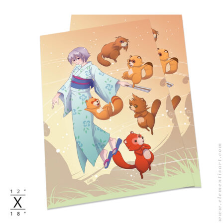 Uchoten Kazoku (The eccentric family) - Benten & the Shimogamo family