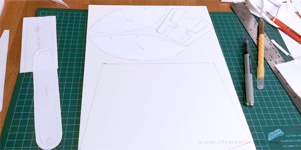 Transfer of patterns on the EVA foam